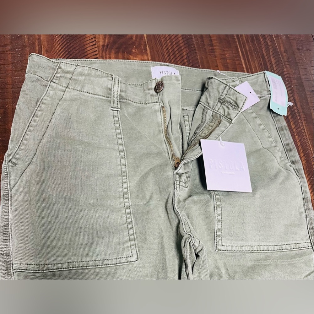 Pistola Green carpenter pants - Picture 3 of 7